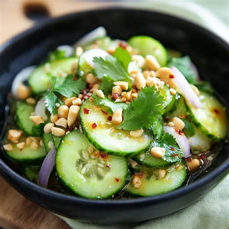 Thai Cucumber Salad – Easy, Refreshing & Flavorful Side Dish