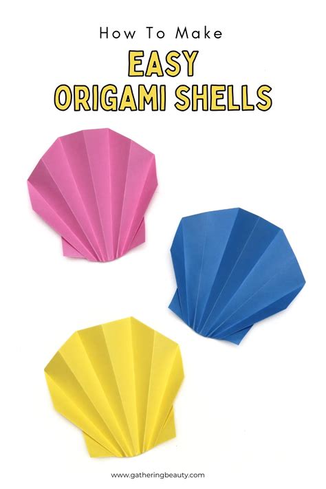 Image result for Origami Shell Tutorial