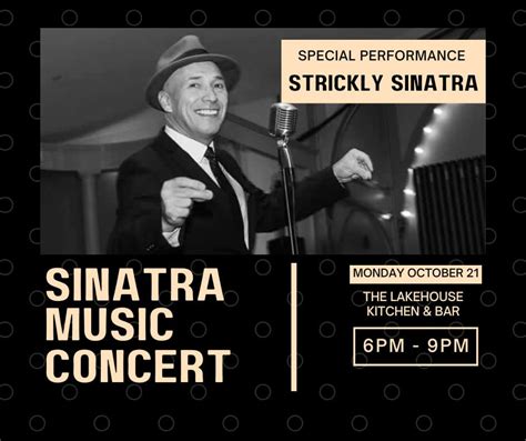Sinatra Monday with Michael Dutra, The Lakehouse Kitchen & Bar at ...