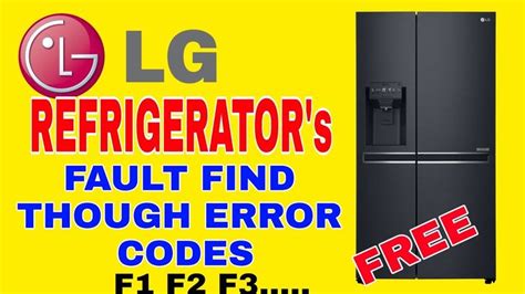LG Inverter Refrigerator Error Code 的图像结果
