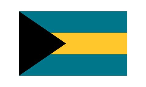 Bahamas national flag in original ratio transparent png image 34413588 PNG