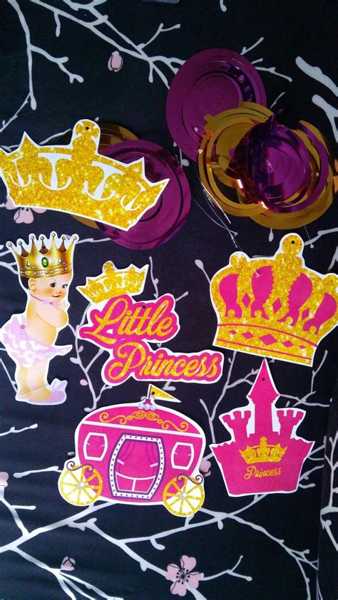 Party Propz Princess Theme Birthday Swirl Hanging Decoration 6Pcs for ...