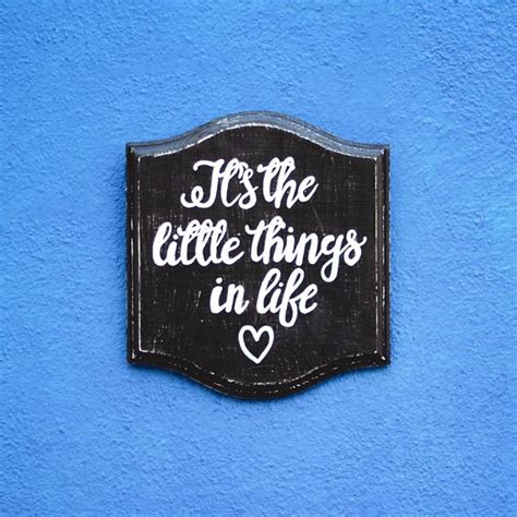 Buy Hand Lettered Signage- Its the Little things in life Online On Zwende