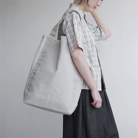 (tmb-1272h) / TEMBEA(テンベア) /BAGUETTE TOTE LARGE LINEN（バゲット トート ラージ リネン ...
