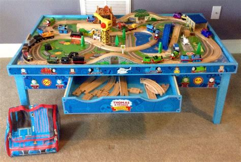 Thomas Train Table Plans Ana White | Mom's Train Table Our Version