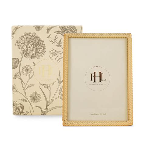 Shop Gold Plated Diagonal Twisted Metal Photo Frame - Medium - at Best ...