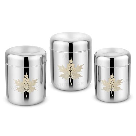 JSI Stainless Steel Storage Containers/Ubha Dabba/Steel Canister Set ...