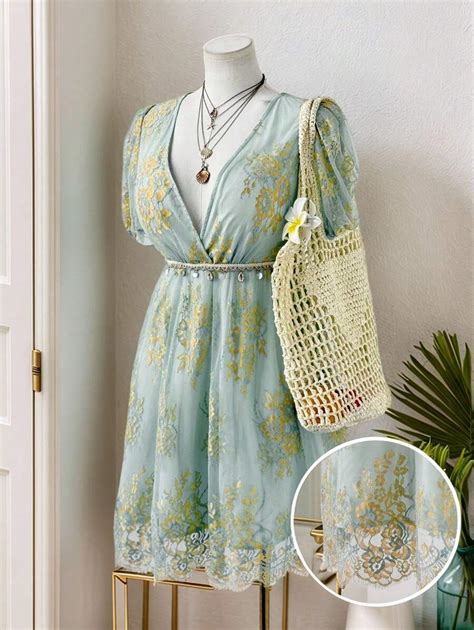 Sunspun Plus Size Women's Summer Two-Tone Lace See-Through Waist ...