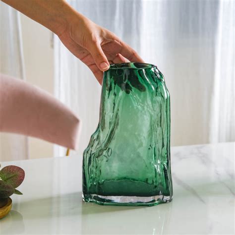 Thick Wall Glass Vase Small Online - Premium Vase | Nestasia