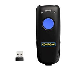 NADAMOO Mini Wireless Barcode Scanner, Compatible with Bluetooth
