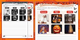 Describe the Haunted House Writing Activity, Halloween Writing