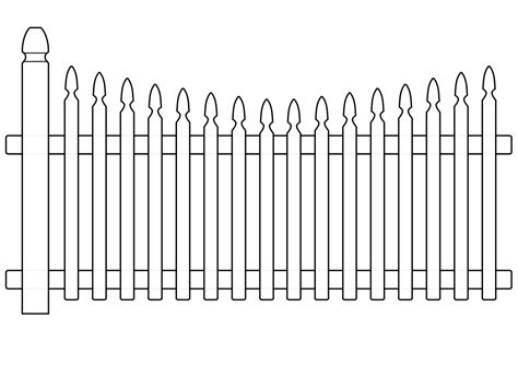 Picket Fence Gate Clip Art