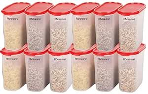 Buy Floraware Food Safe Modular Plastic Storage Containers, Storage Jar ...