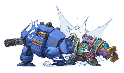 space marine 2 :: Space Marine 2 :: Hellbrute :: Ultramarines ...