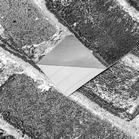 Doodad Smoky Bricks Self Adhesive Grey DIY wallpaper for wall