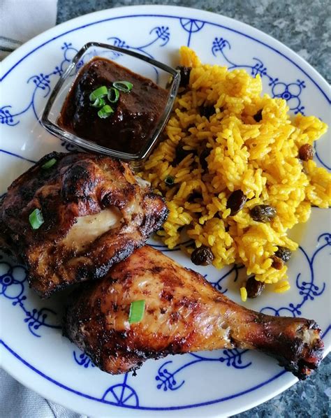 Jerk Chicken Recipe Oven With Jerk Dipping Sauce Recipe - Ester kocht