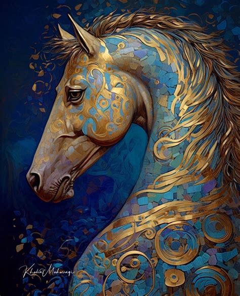 Elegant Horse Canvas Painting