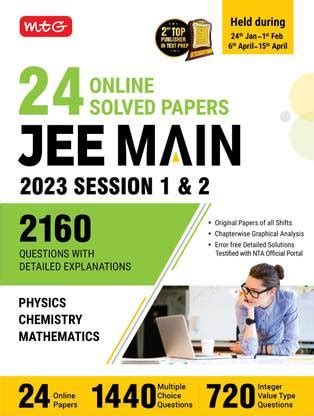 Nta Jee Main Solved Papers 2023 (Edition2023): Buy Nta Jee Main Solved ...