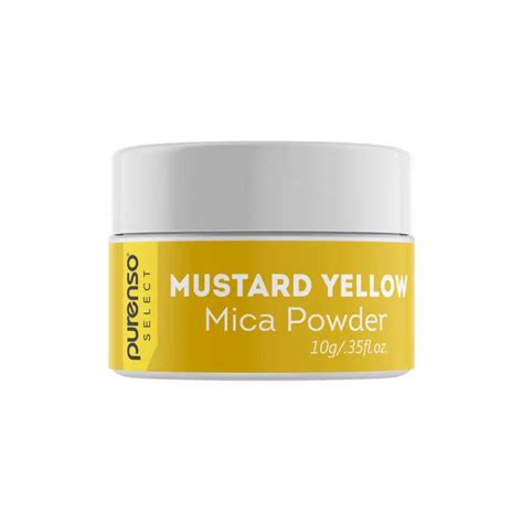 Mustard Yellow Mica Powder - Purenso Select