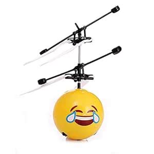 Buy Urban Zone Hand Sensor Flying Smiley Emoji Toy Helicopter Toy ...