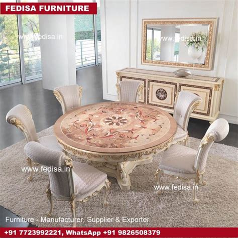 Dining Table Set 6 Seater Dining Table With Glass Top And 6 Chairs 620 ...