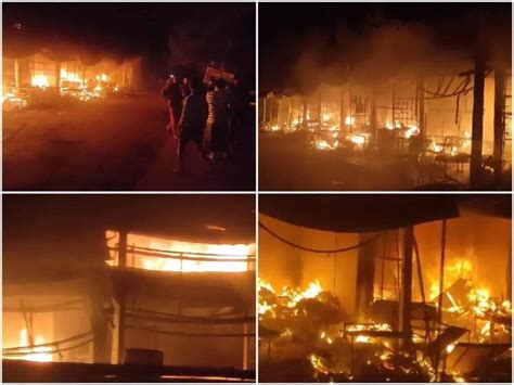 பயங்கர தீ விபத்து! ரூ.2 கோடி மதிப்பிலான பொருட்கள் தீயில் கருகி நாசம் ...