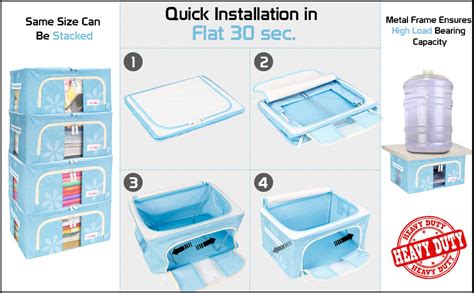 BlushBees Living Box - 600D Oxford Fabric Storage Boxes for Clothes ...