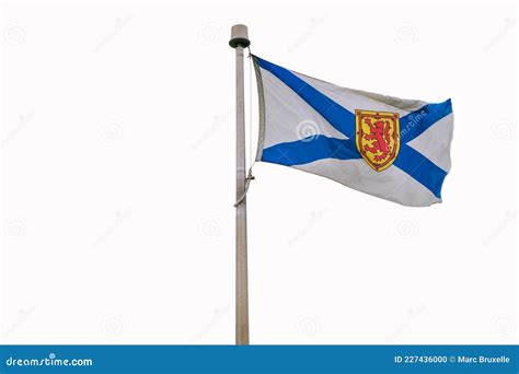 Nova Scotia Flag stock photo. Image of patriot, clouds - 227436000