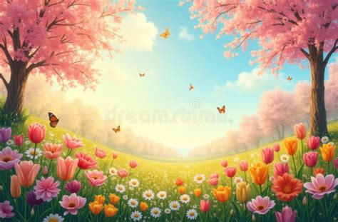 Image result for Scene Spring Trees