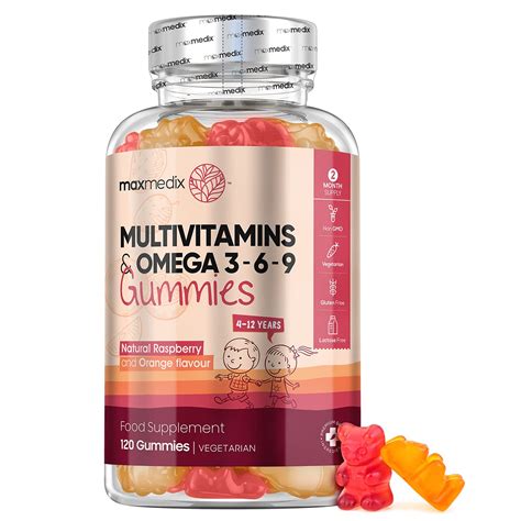 Multivitamins for Kids - 120 Chewable Gummies (2 Month Supply) - Child ...