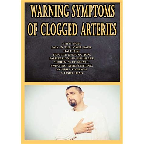 Buy Warning Symptoms of Clogged Arteries: Chest pain, Pain in the Lower ...