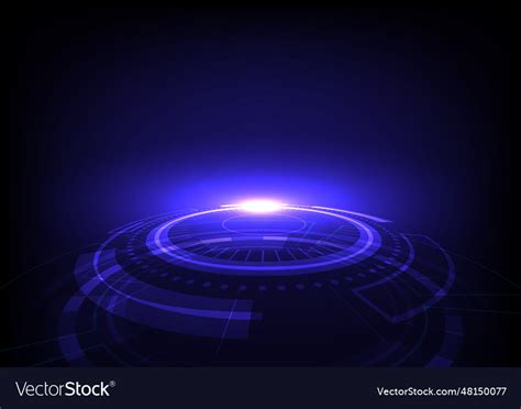Abstract Technology Vector Circle 的图像结果