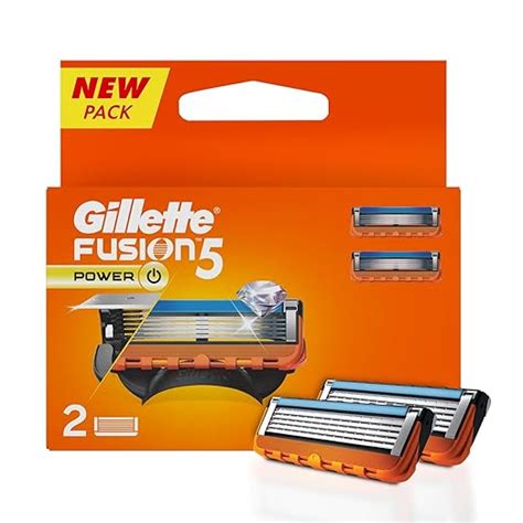 Buy Gillette Fusion Power Blades For Men With Styling Back Blade - 2 ...