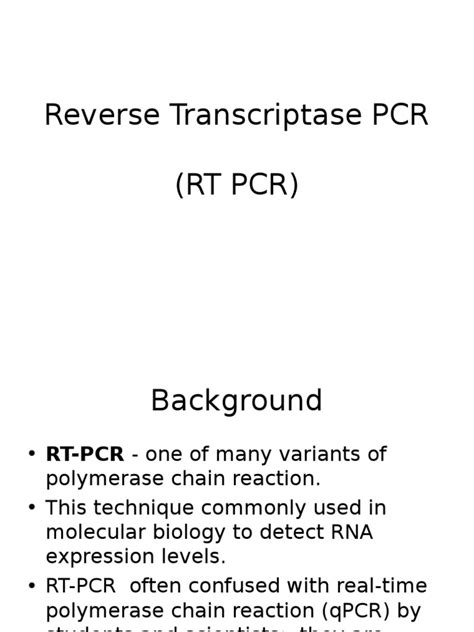 Image result for Reverse Transcriptase PCR Steps