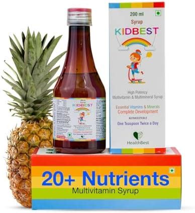 Kidbest Multivitamin Syrup for 3-13 Years Kids | 200ml – iKonbi