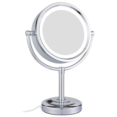 Gu Run 8.5 Inch Tabletop Double Sided Led Lighted Makeup Mirror With ...