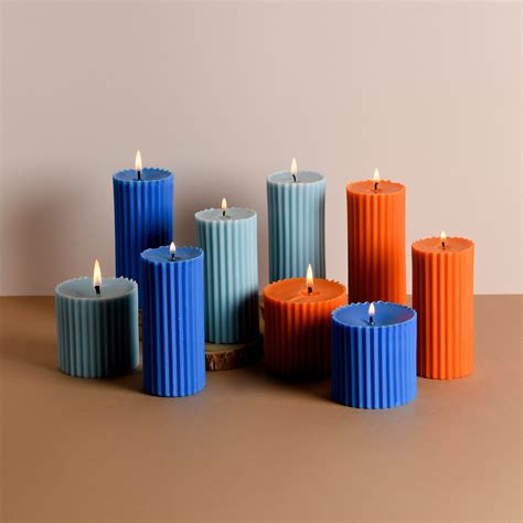 Aquatique - Set of 9 Scented 'Belief' & 'Faith' Pillar Candles – RAD LVNG