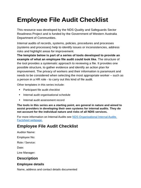 Audit File Checklist 的图像结果