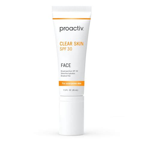 Expiration 04-2025)) Proactiv Clear Skin Face Sunscreen Moisturizer ...