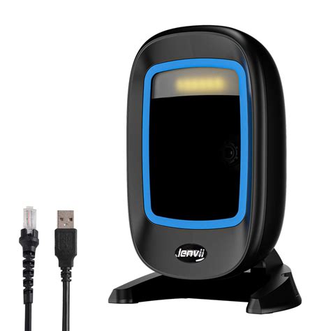 LENVII D2200 Desktop Barcode Scanner 2D Omnidirectional Hands-Free ...