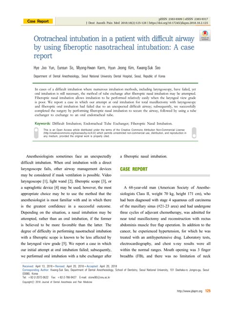 Image result for Study Report About Difficult Intubation