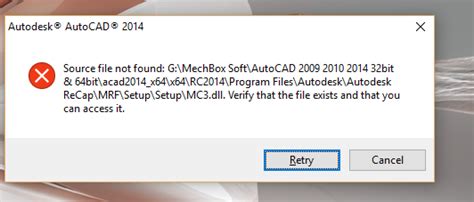 Corel Error 1311.source File Not Found 的图像结果