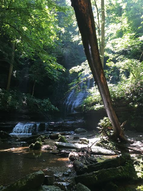 Machine Falls, Tennessee. Early enough to still get the morning haze ...