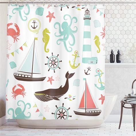 Nautical Shower Curtains The Whole Family Will Love! - The Nautical ...