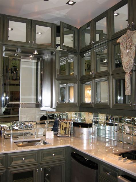 Hello Lover...: Kohler Design Center | Mirrored kitchen cabinet ...
