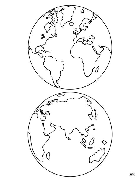 Earth Coloring Sheet