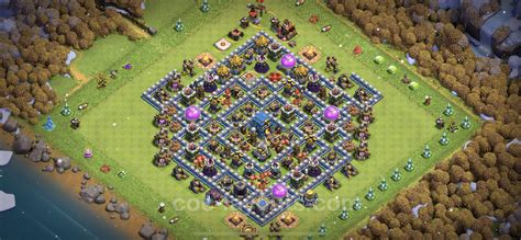 Farming Base TH12 with Link, Anti 3 Stars, Hybrid - Clash of Clans ...