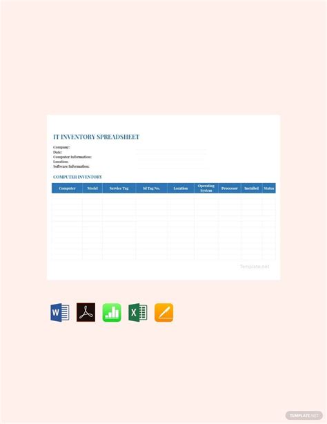 Computer Inventory Excel Template 的图像结果