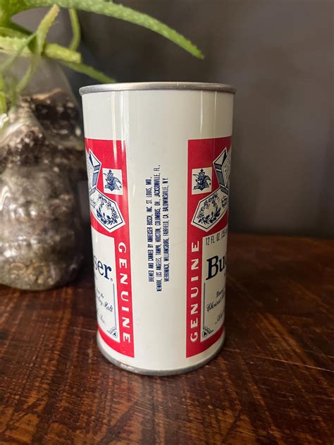 Vintage Budweiser Beer Can With Open Top - Etsy
