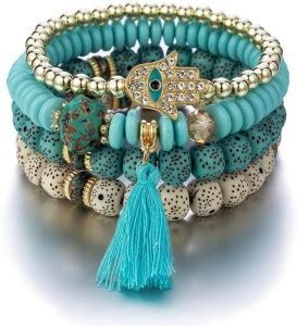 Kitchen Hub Wood Beads Bracelet Set Price in India - Buy Kitchen Hub ...